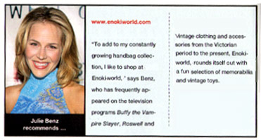yes twice in the same issue. thanks julie!!