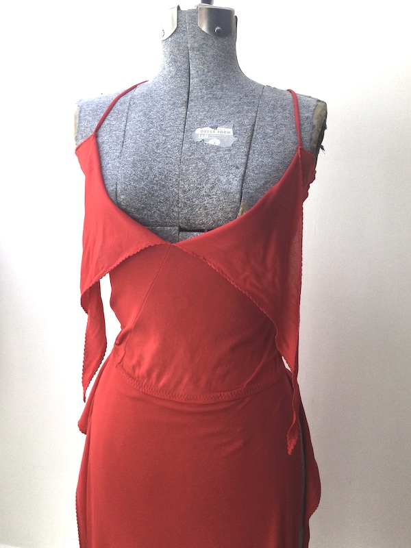 the bodice untied