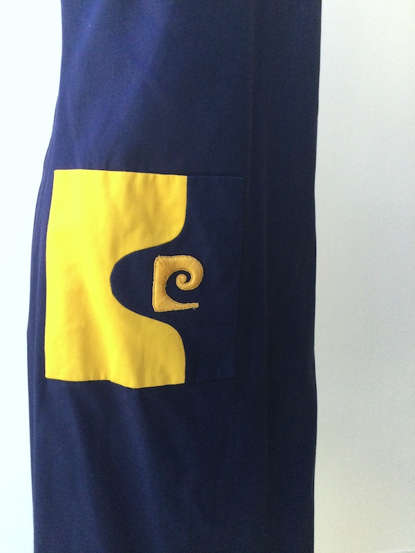 cardin and courreges were first to brand clothing with their logos