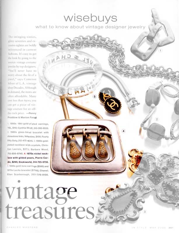 pierre cardin pear necklace from enokiworld